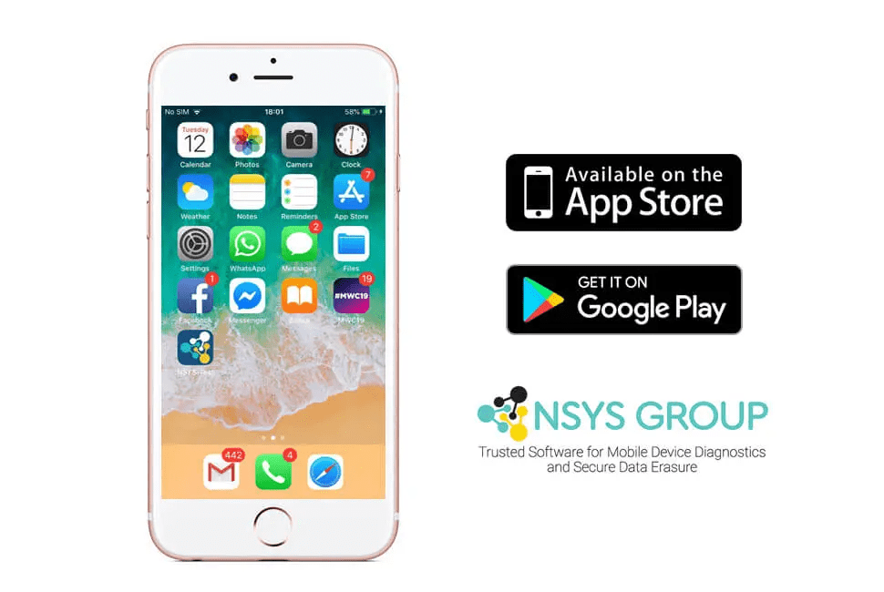 NSYS Test app is available on AppStore and Google Play