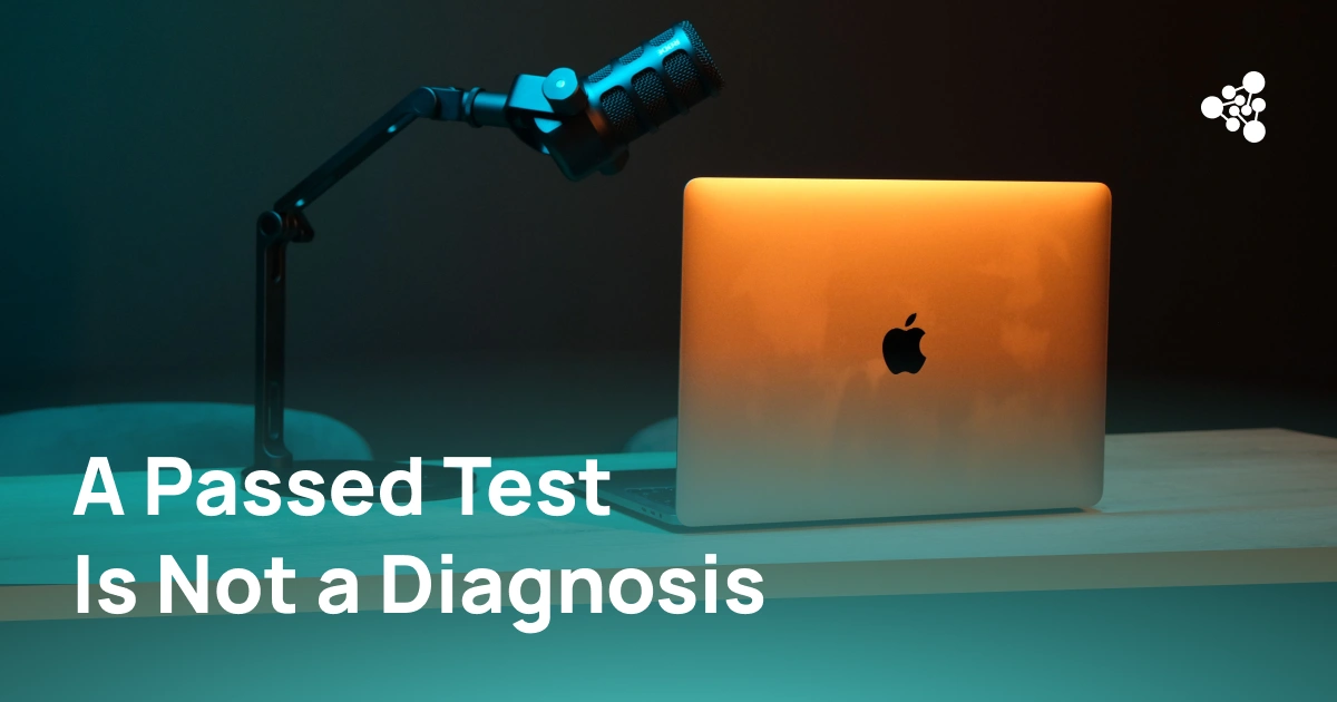 Mac diagnostics report with passed, faulty, and not run test statuses