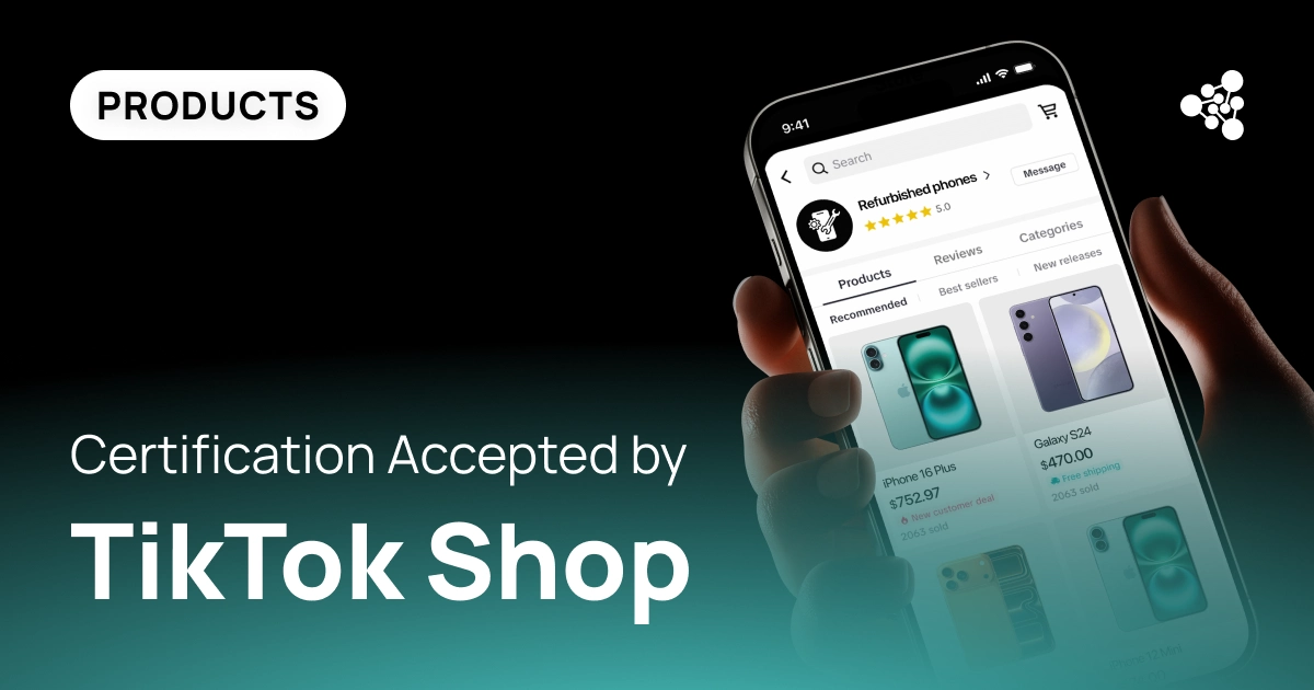 TikTok Shop принимает сертификаты NSYS для восстановленных смартфонов