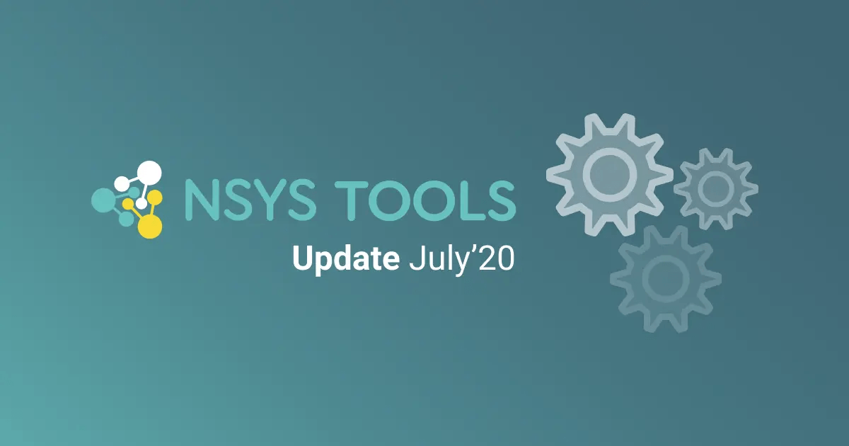 NSYS Tools 更新 - 2020年7月