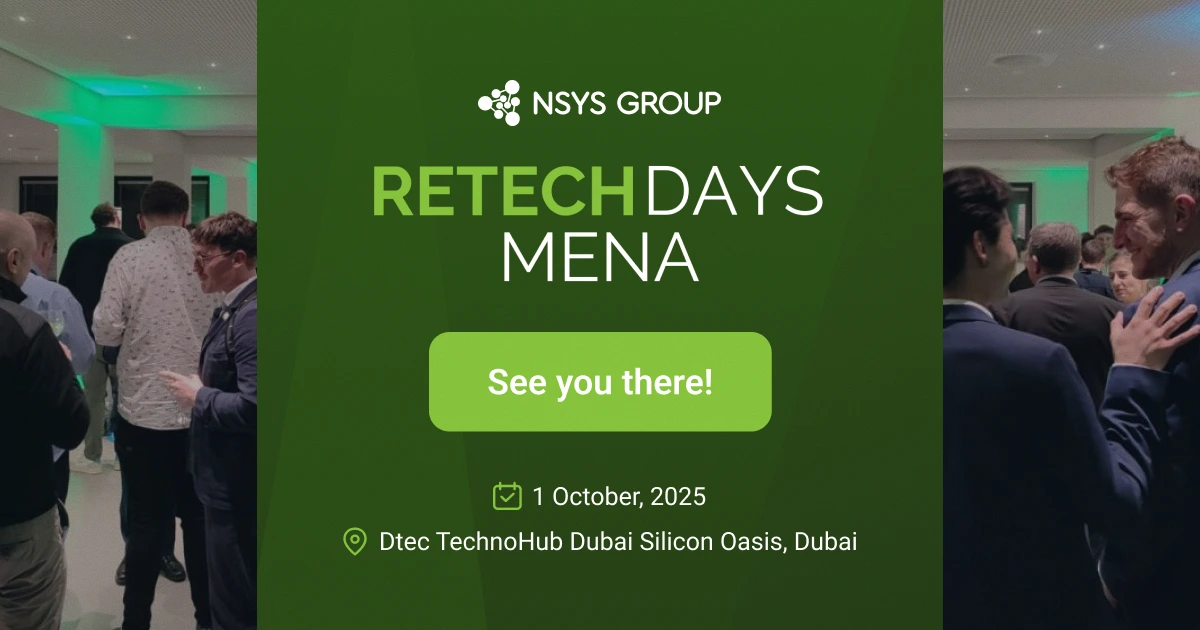 NSYS bei den Retech Days MENA — Dubai, 1. Oktober 2025 NSYS bei den Retech Days MENA — Dubai, 1. Oktober 2025