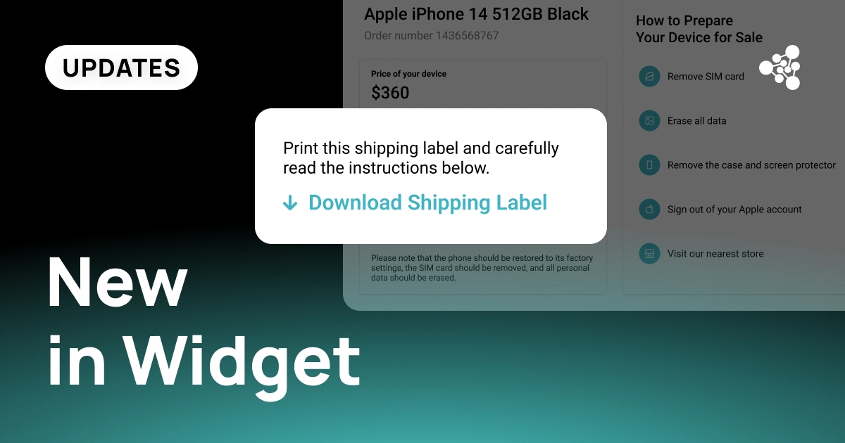 Shipping Labels Now Available in Widget 2.0