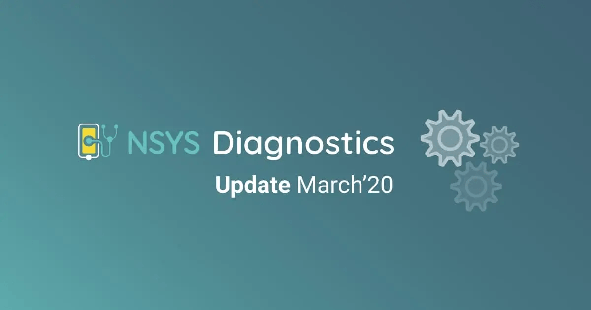 NSYS Diagnostics Update, März 2020: jetzt läuft auf Mac OS!
