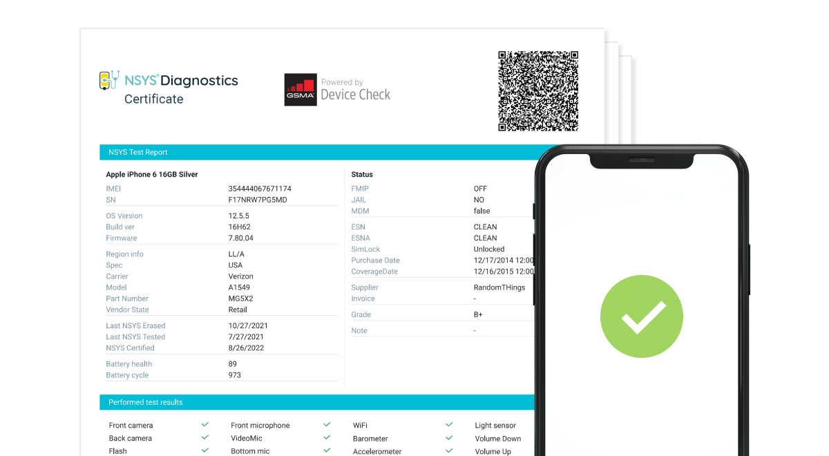 عند اختبار التقنيات باستخدام NSYS Diagnostics