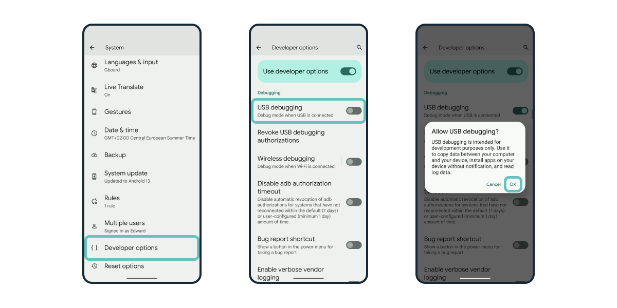 Отладка Android по USB — iRidium Mobile Wiki