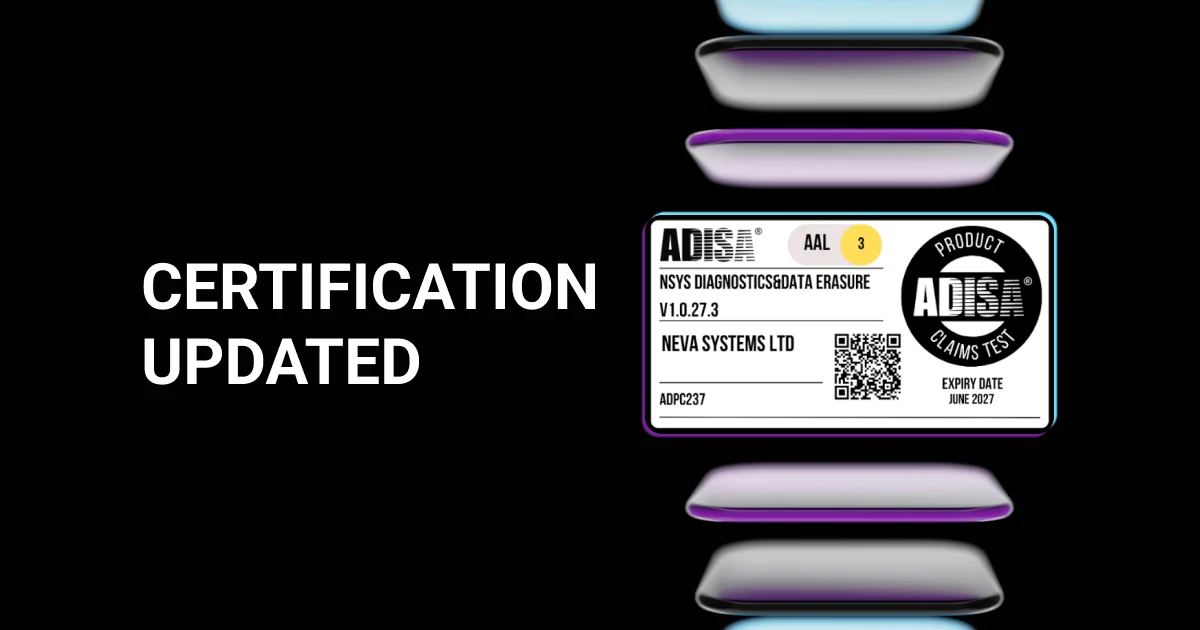 Certificação ADISA, NSYS Group