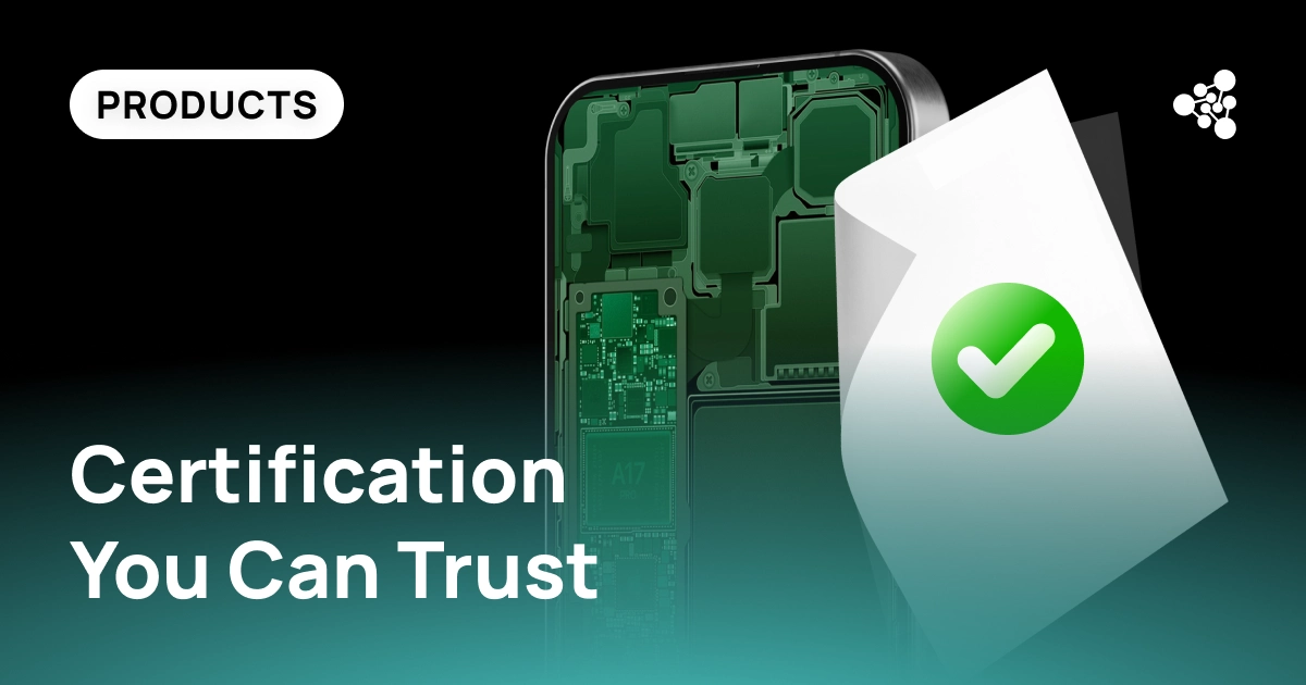 Сертификат NSYS: новый стандарт доверия к б/у устройствам