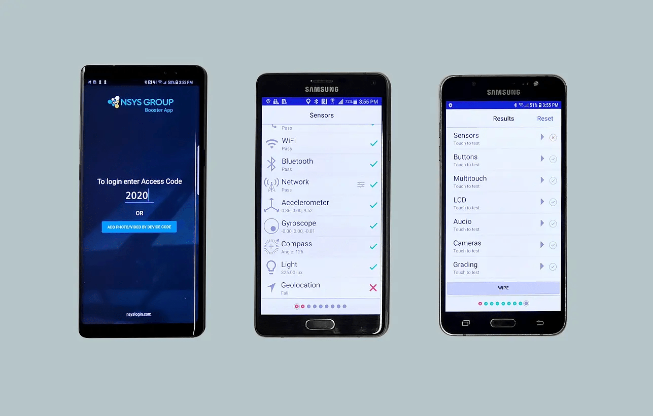 Тестируйте б/у телефоны на Android удаленно с NSYS Booster